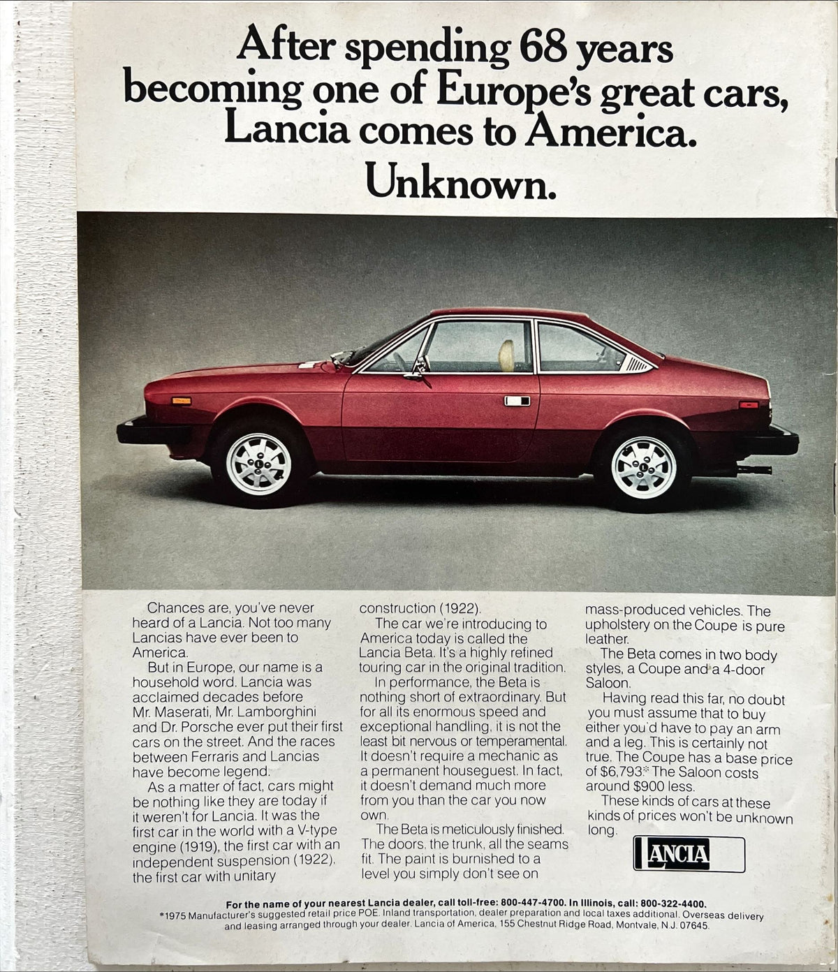 Magazine, Auto, Transport, , Rallye Magazine, Vol. 2 No. 7, July 1976, Back view