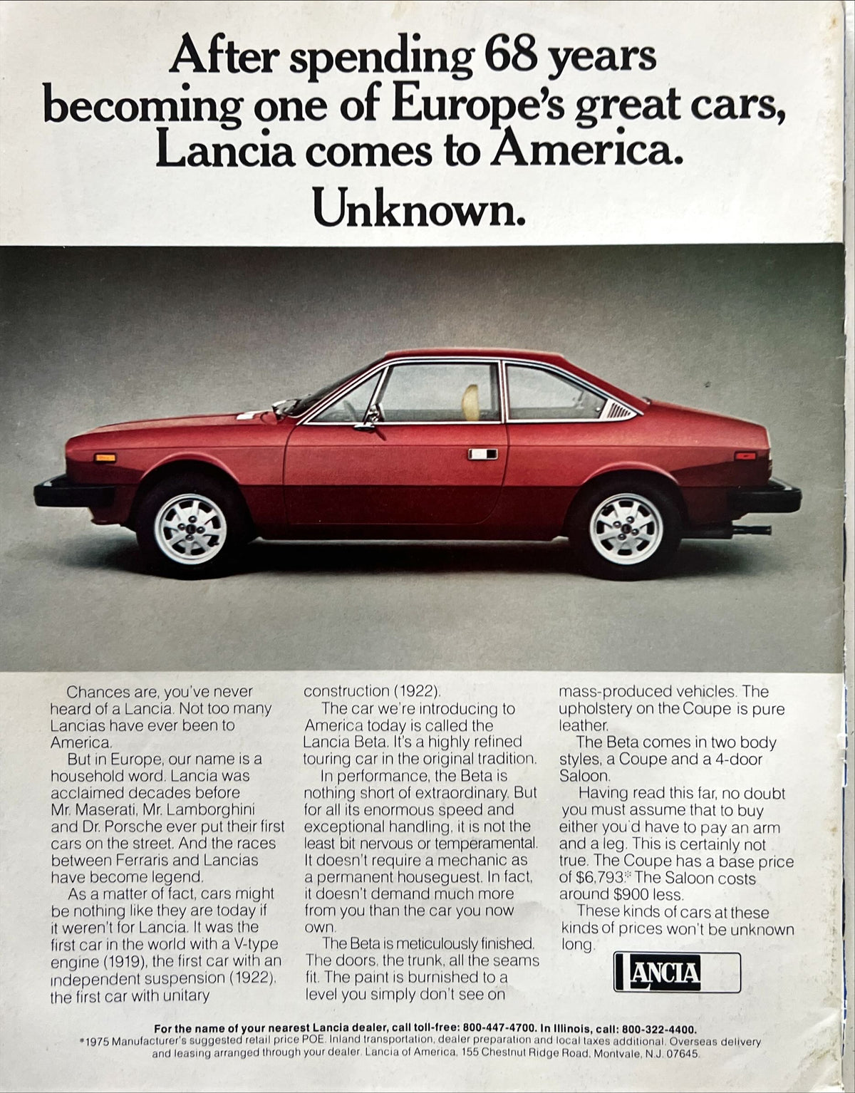 Magazine, Auto, Transport, , Rallye Magazine, Vol. 2 No. 2, Feb. 1976, Back view
