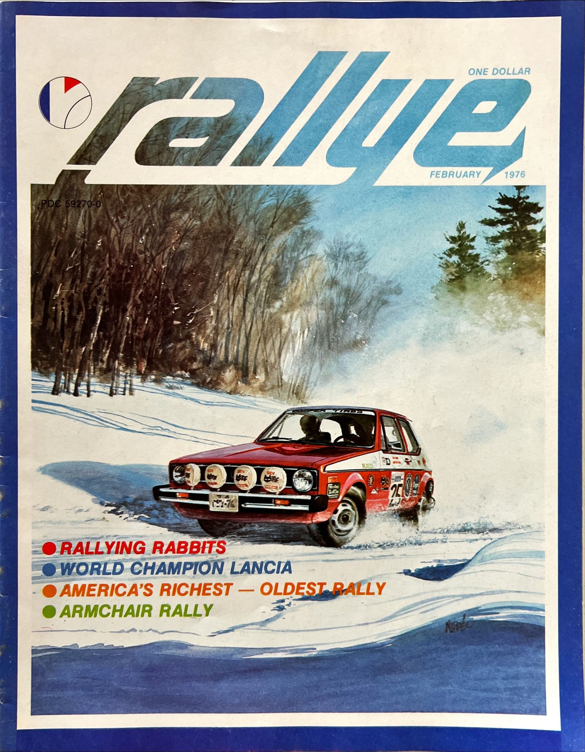 Magazine, Auto, Transport, , Rallye Magazine, Vol. 2 No. 2, Feb. 1976, Front view