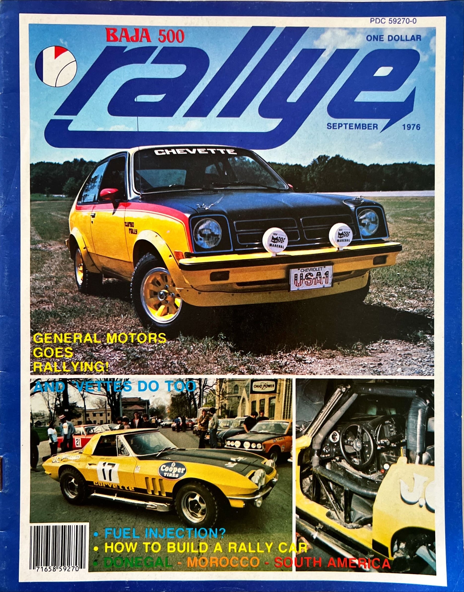 Magazine, Auto, Transport, , Rallye Magazine, Vol. 2 No. 9, Sept. 1976, Front view