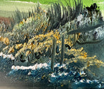 Mixed Media painting, Landscape Stephanie Prouha, Signature view