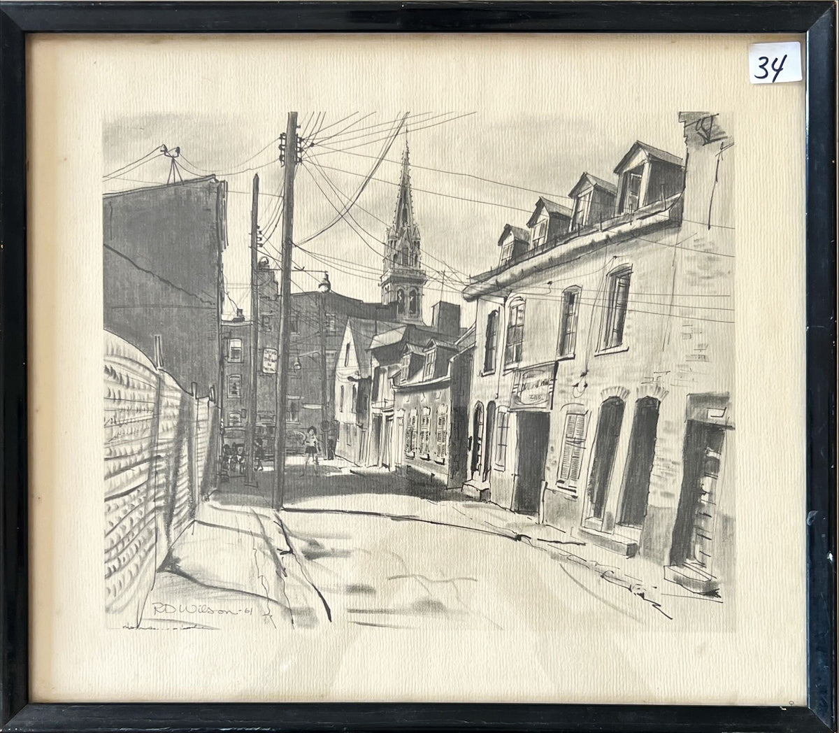 Print, Landscape, R.D. Wilson, Front view