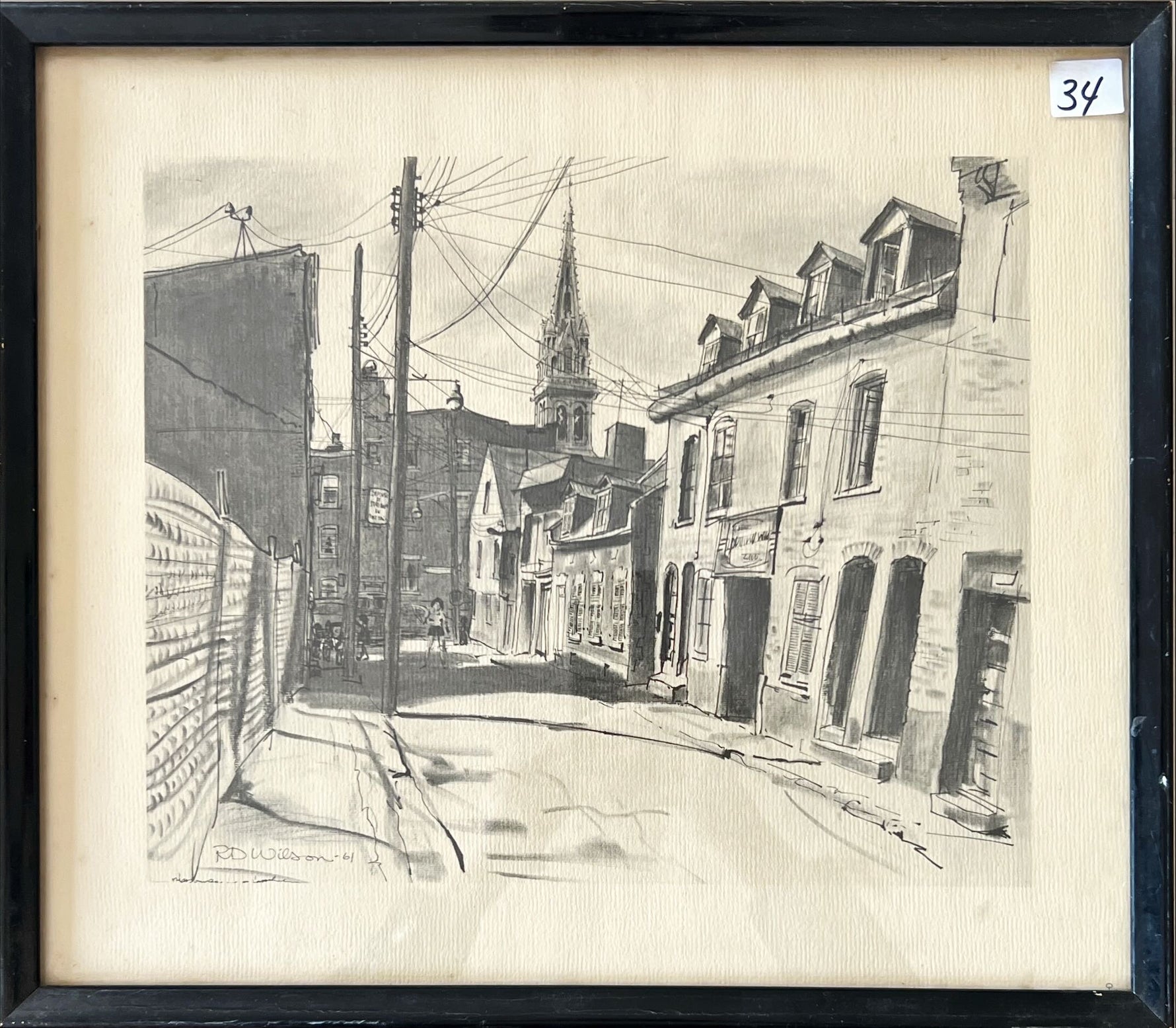 Print, Landscape, R.D. Wilson, Front view