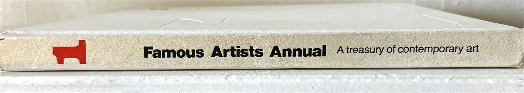 Book, Artist, Ed. Milton Rugoff, Famous Artists Annual 1: A Treasury of Contemporary Art, Spine view