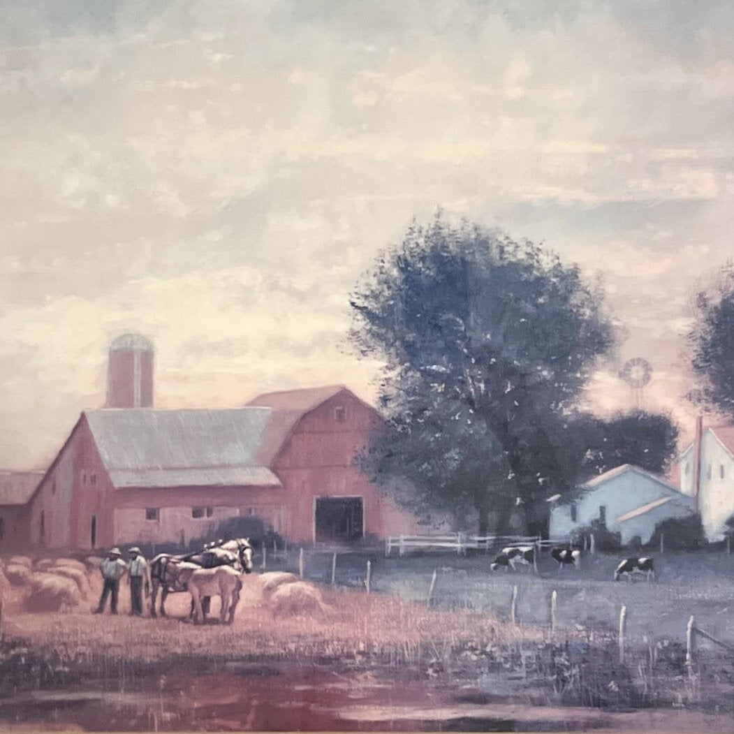 print, Landscape, Farm Unknown Artist, Cover view