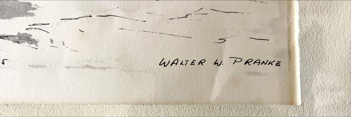 Print, Landscape, Walter W. Pranke, Signature view