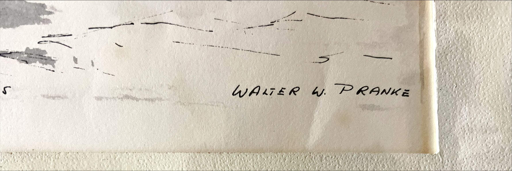 Print, Landscape, Walter W. Pranke, Signature view