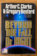 Book, Fiction, Arthur C. Clarke and Gregory Benford, Beyond the Fall of Night, Front view