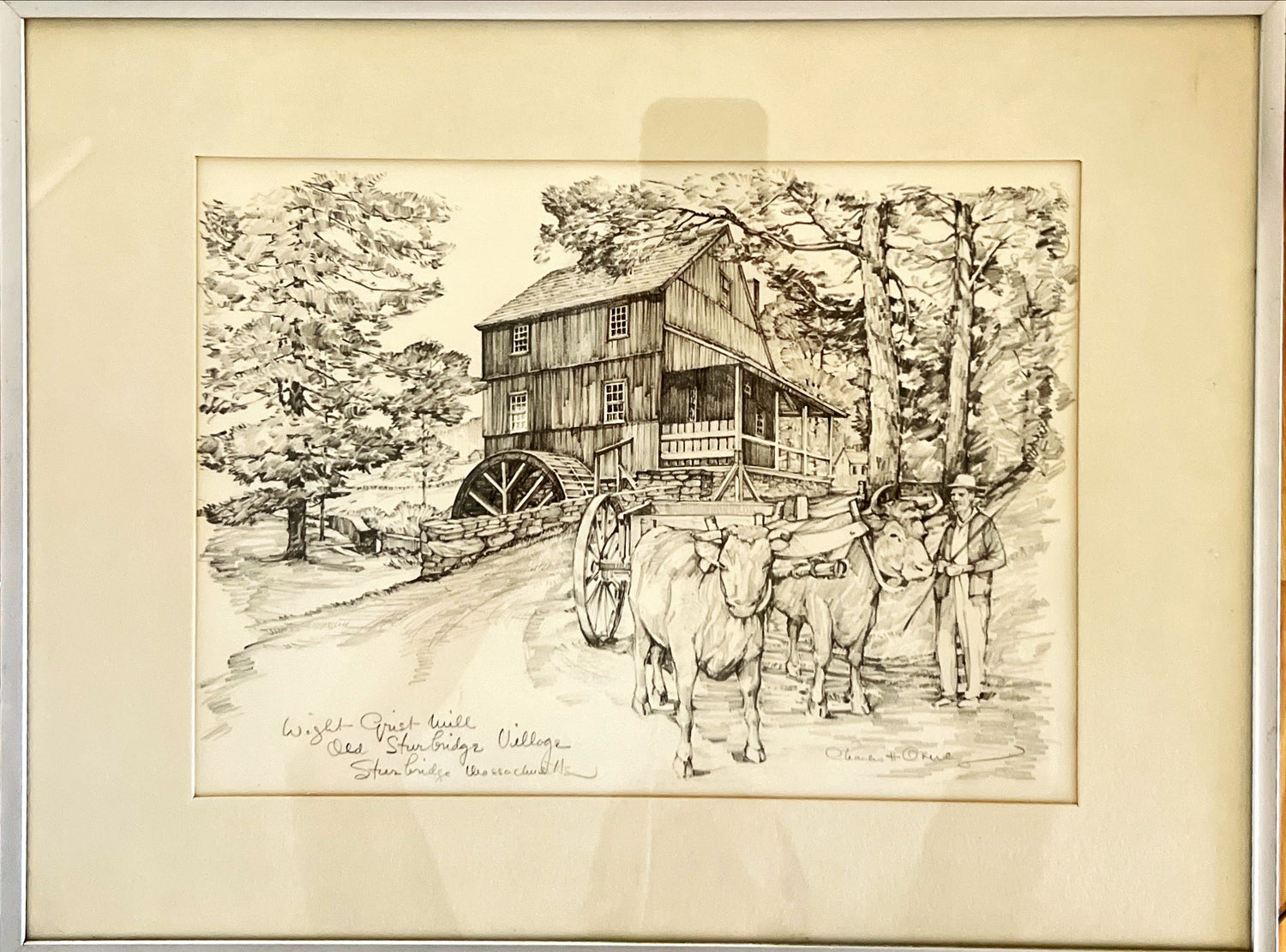 Print, Architecture, Buildings, Charles H. Overly, Front view