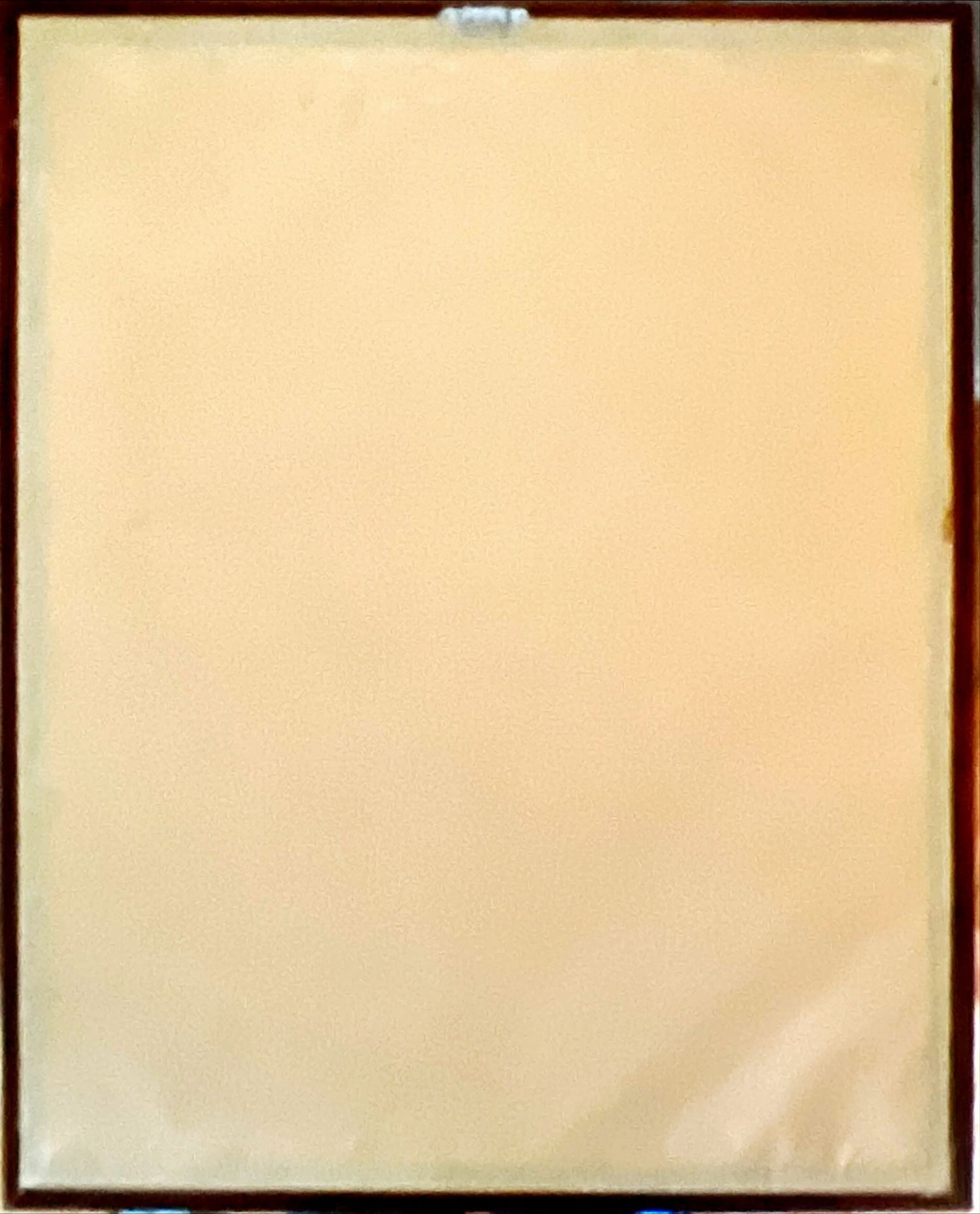 Print, Religious, Unknown Artist, Back view