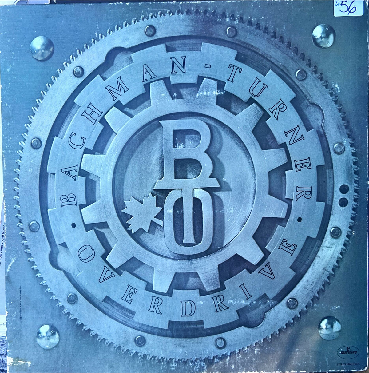 Vinyl record, Rock Bachman-Turner Overdrive, Front view
