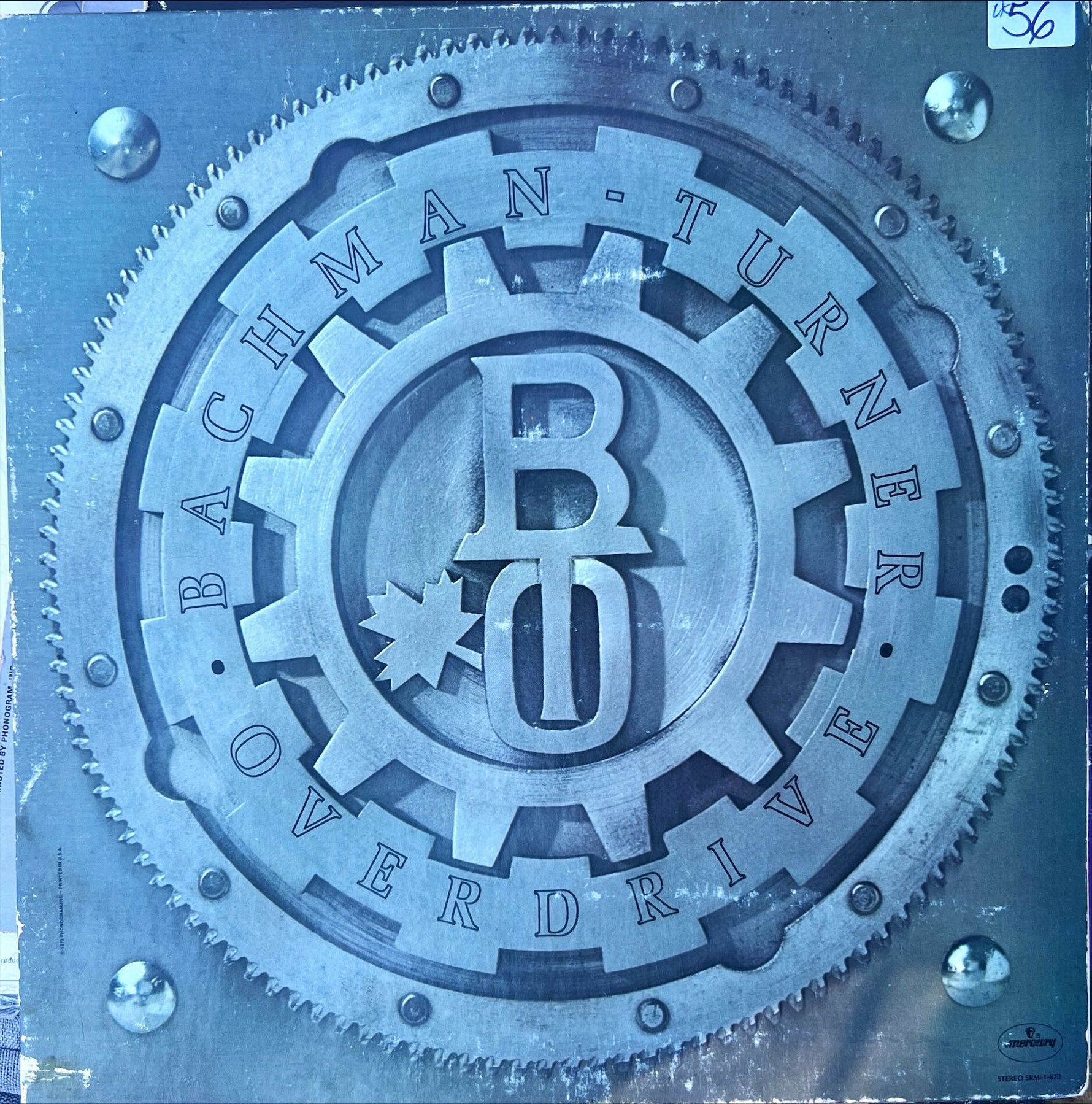 Vinyl record, Rock Bachman-Turner Overdrive, Front view