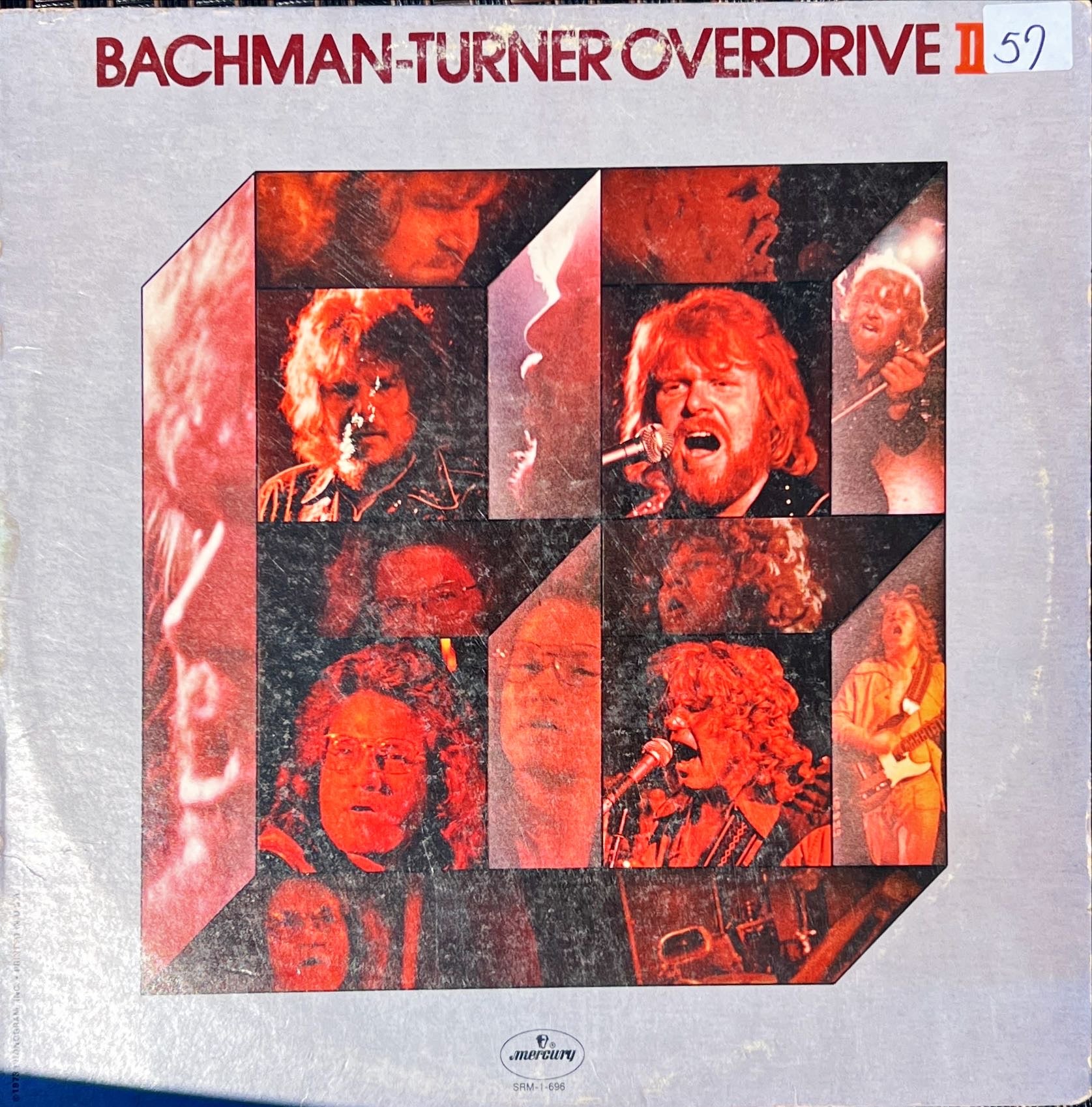 Vinyl record, Rock Bachman-Turner Overdrive, Front view