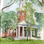 Watercolour painting, Architecture Unknown Artist, Cover view