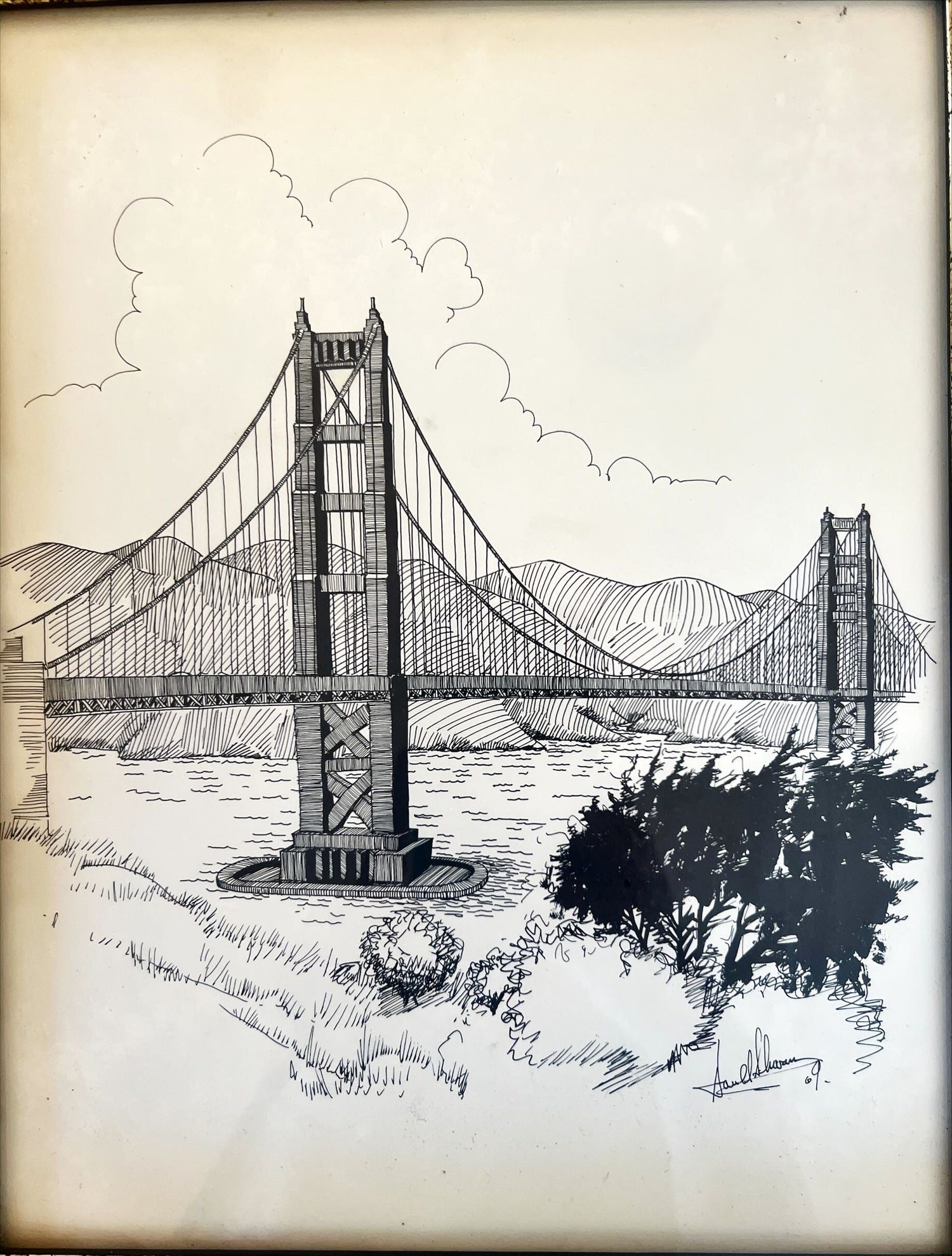Print, Landscape, Unknown Artist, Art view