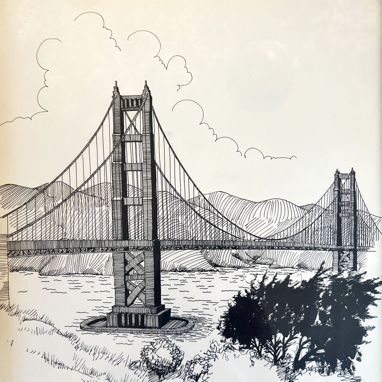 print, Landscape Unknown Artist, Cover view