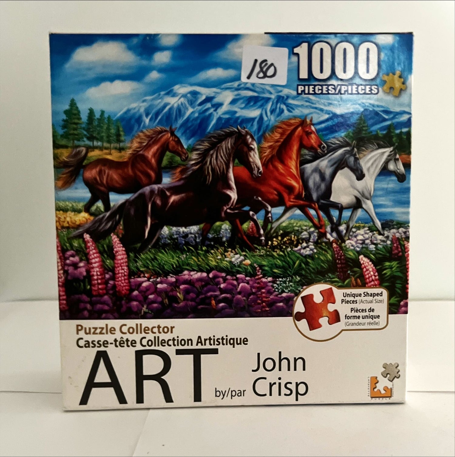 Game, Puzzle, Board game, 1000 Piece Puzzle with Art by John Crisp, John Crisp, Front view