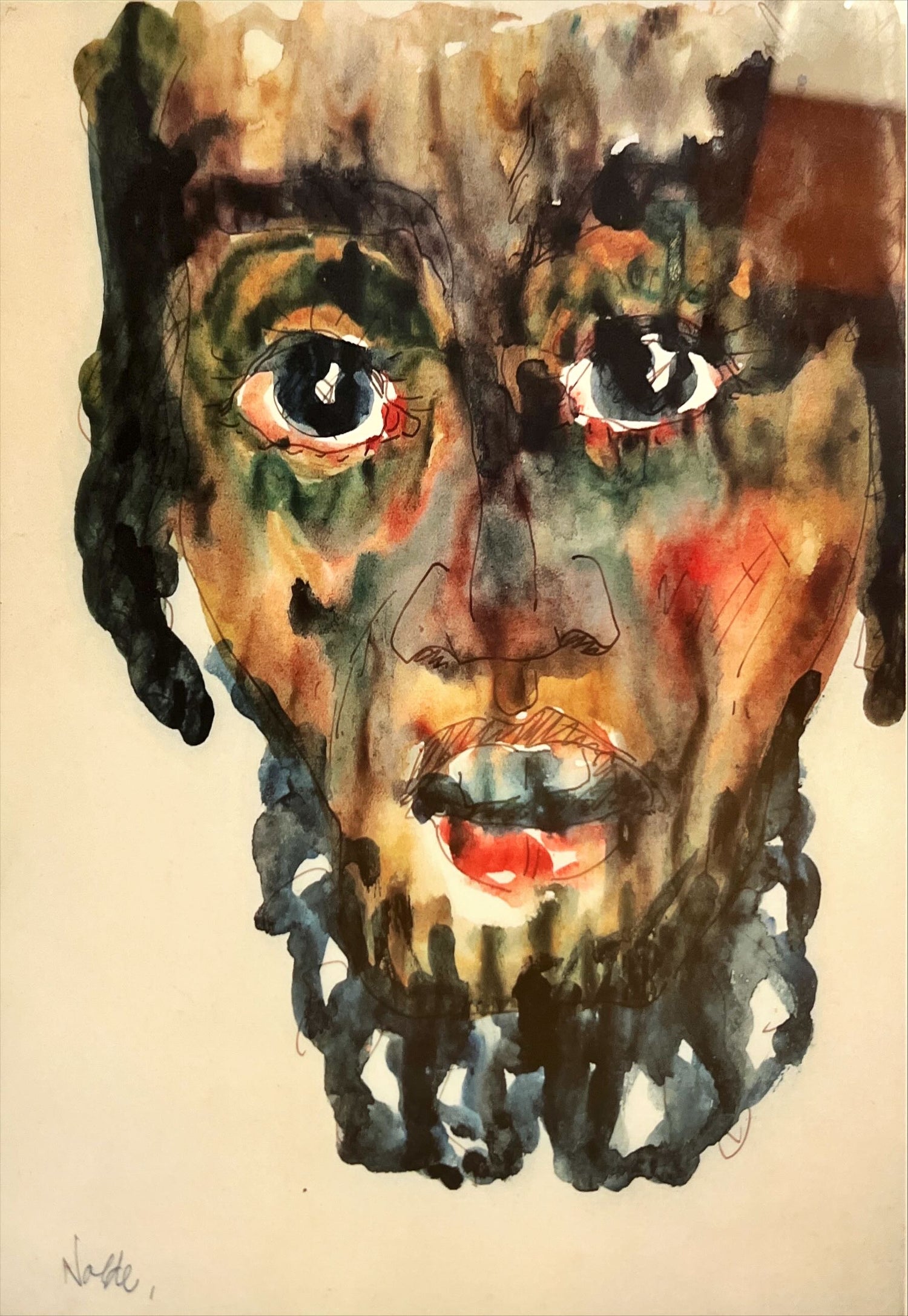 Print, Portrait, Nolde, Art view