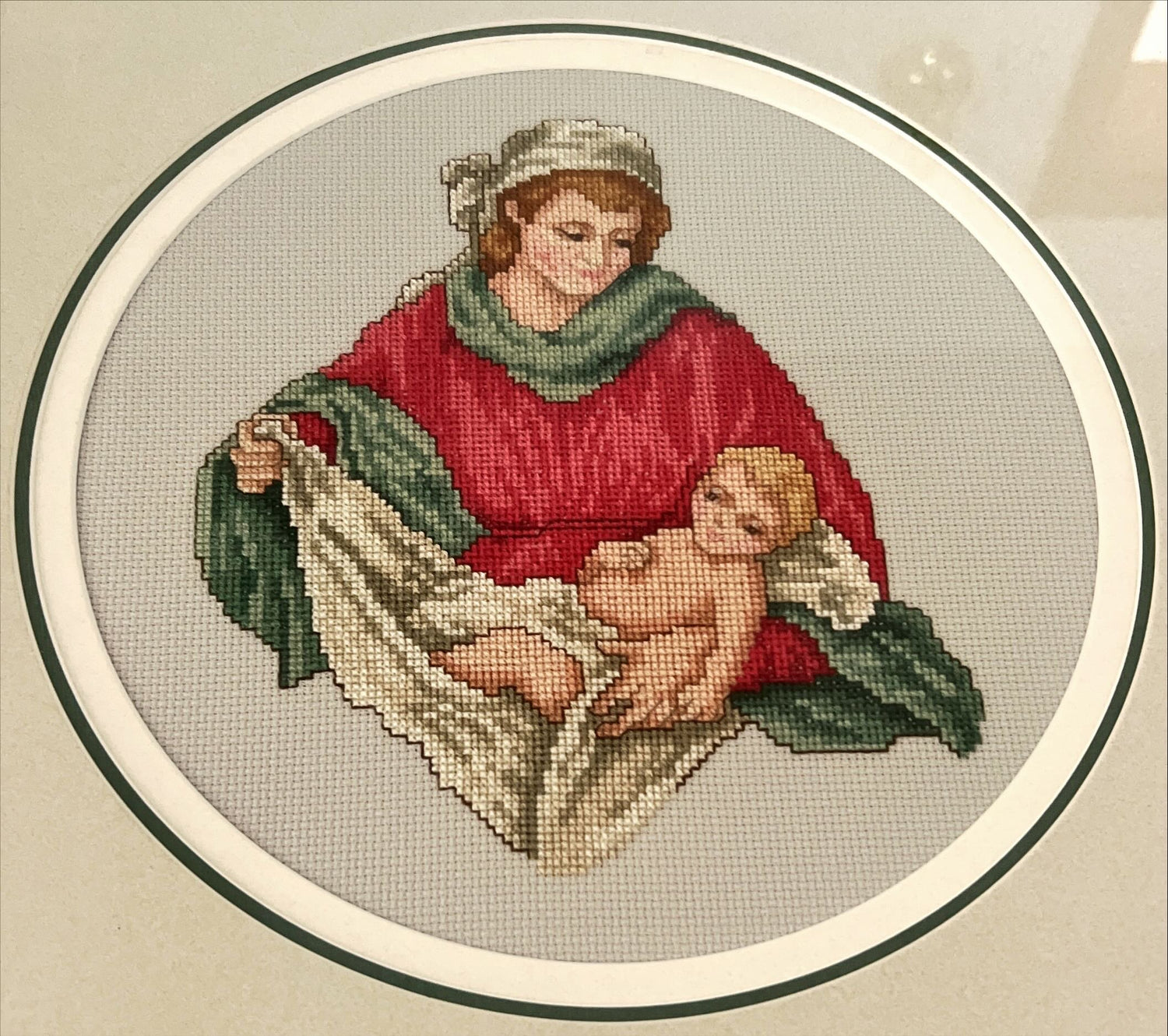 Craft work, Embroidery, Material: Textile, Unknown Artist, Art view