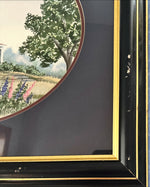  painting, Genre Scene Catherine Karnes Munn, Damage view
