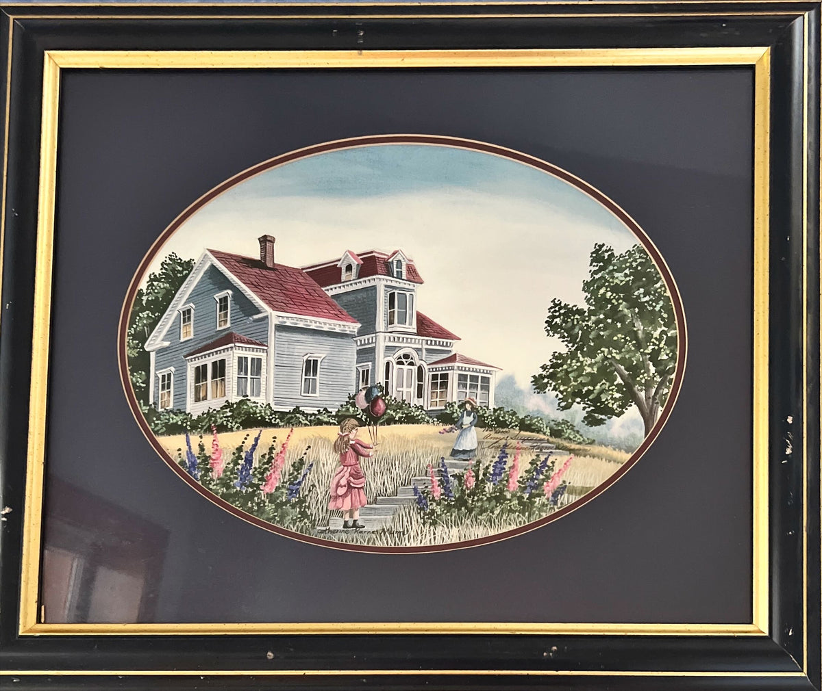  painting, Genre Scene Catherine Karnes Munn, Front view