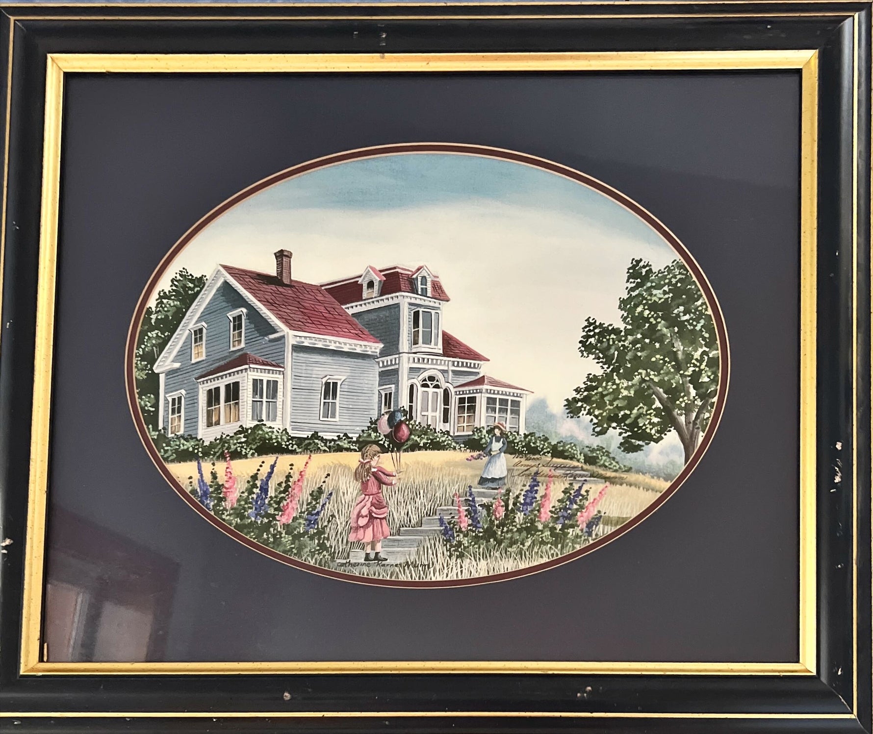  painting, Genre Scene Catherine Karnes Munn, Front view