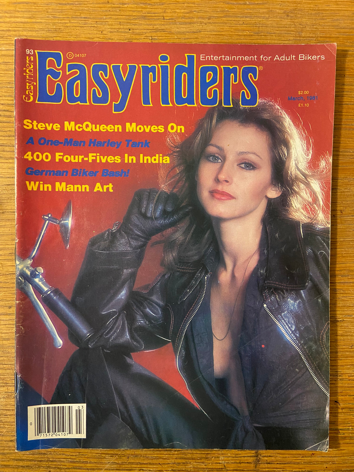 Magazine, Adult, , Easy Riders, No. 93, Vol. 10, March 1981, Front view