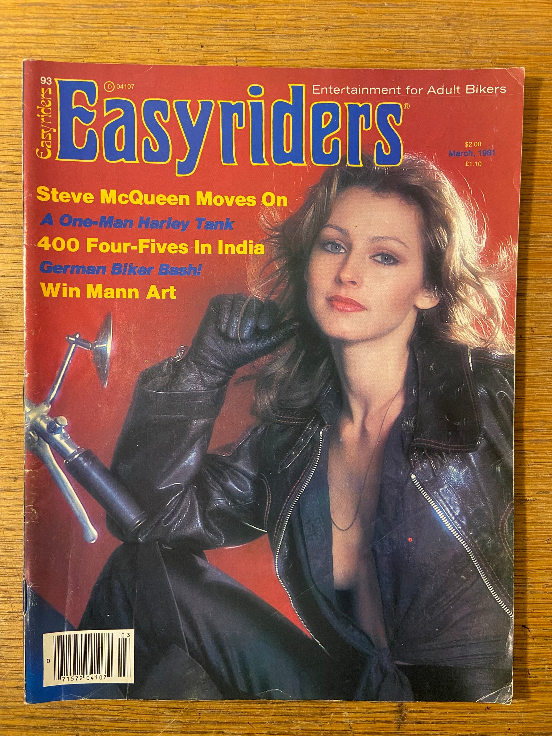 Magazine, Adult, , Easy Riders, No. 93, Vol. 10, March 1981, Front view