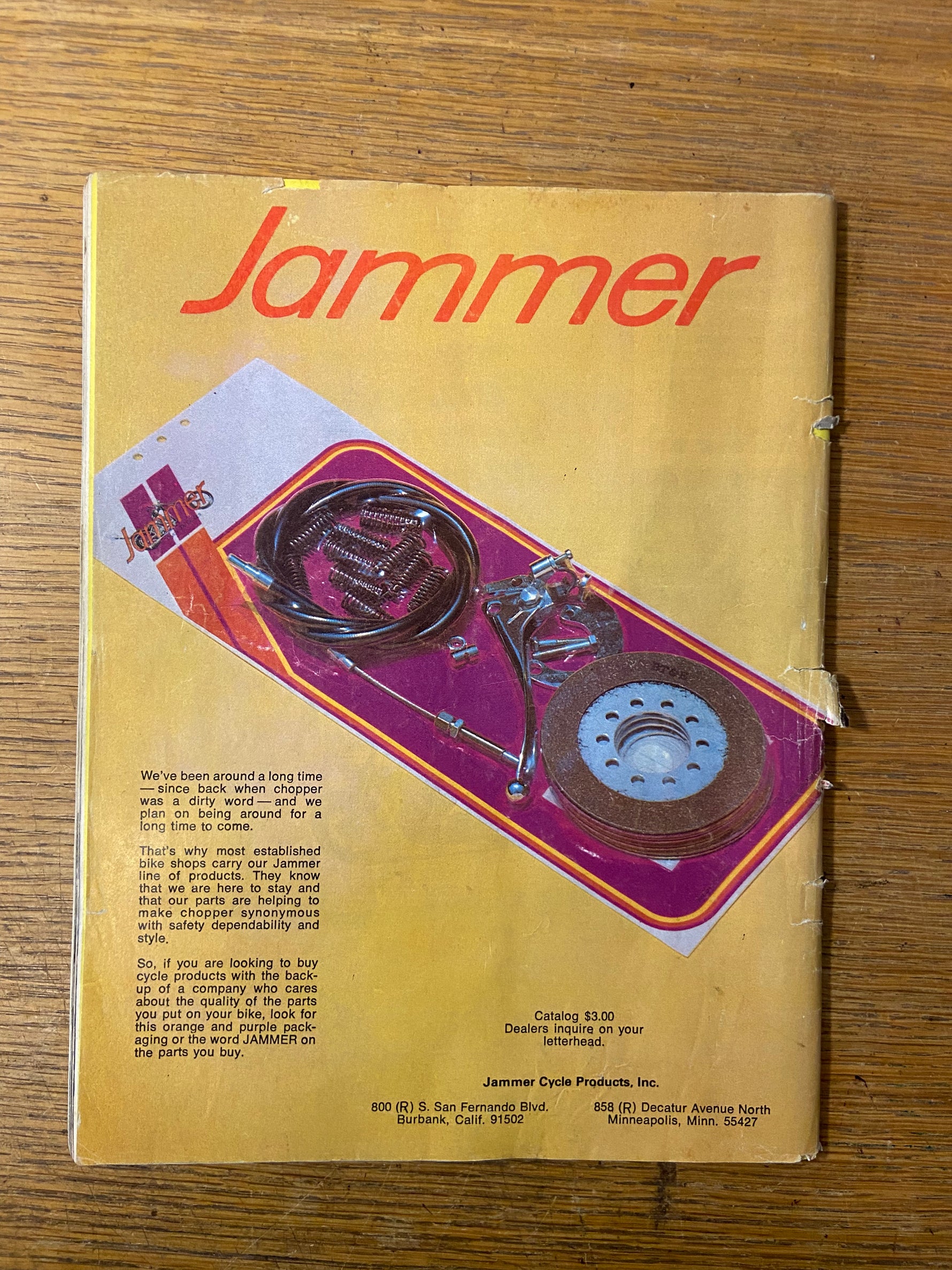 Magazine, Adult, , Easy Riders, No. 23, Vol. 4, September 1974, Back view