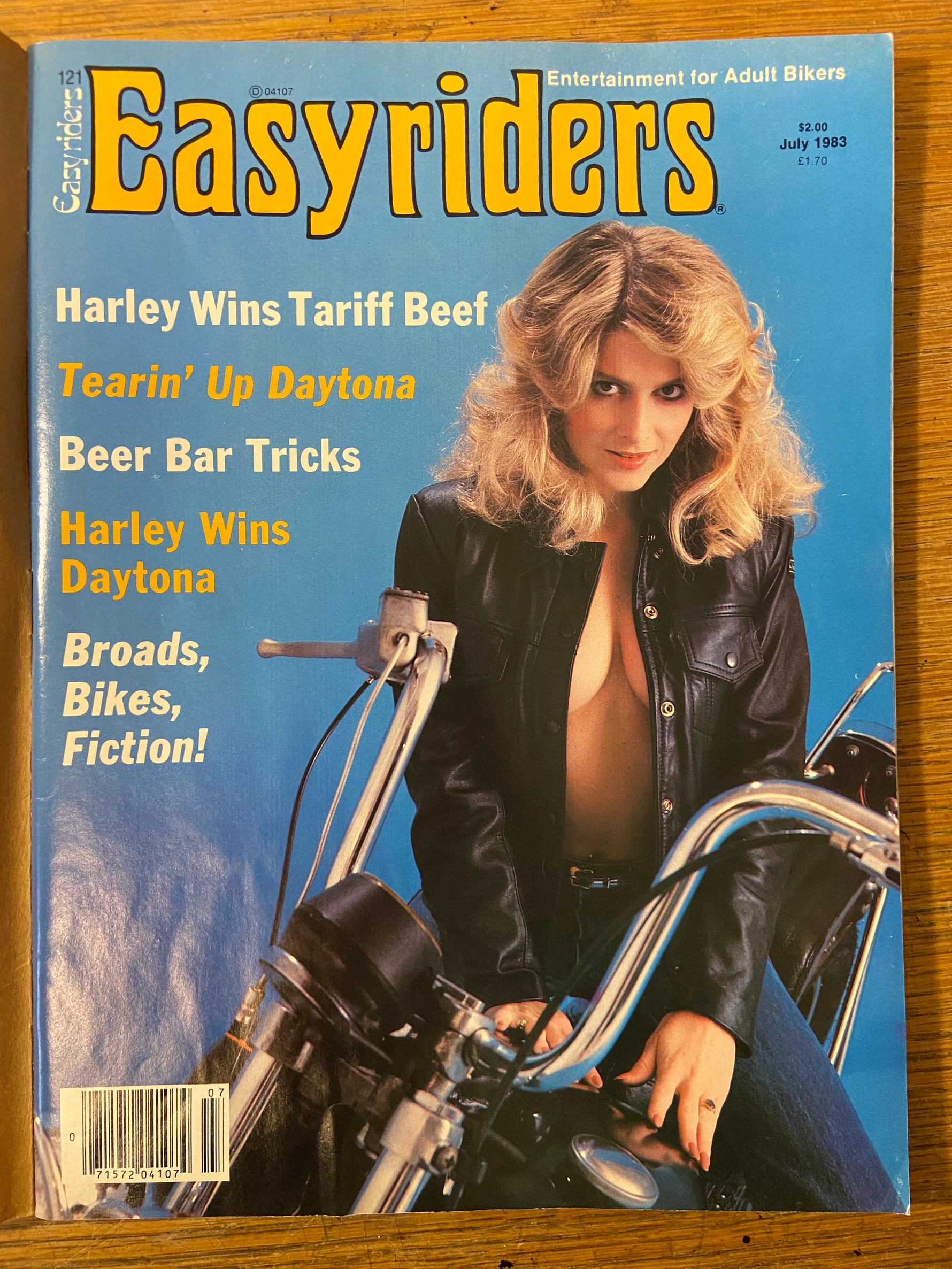 Magazine, Adult, , Easy Riders, No. 121, Vol. 13, July 1983, Front view
