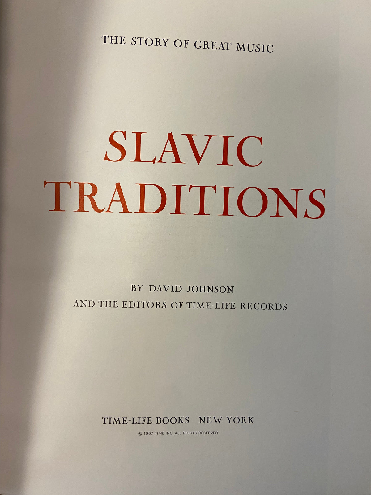 Book, Music, David Johnson, Slavic Traditions (The Story of Great Music), Inside view