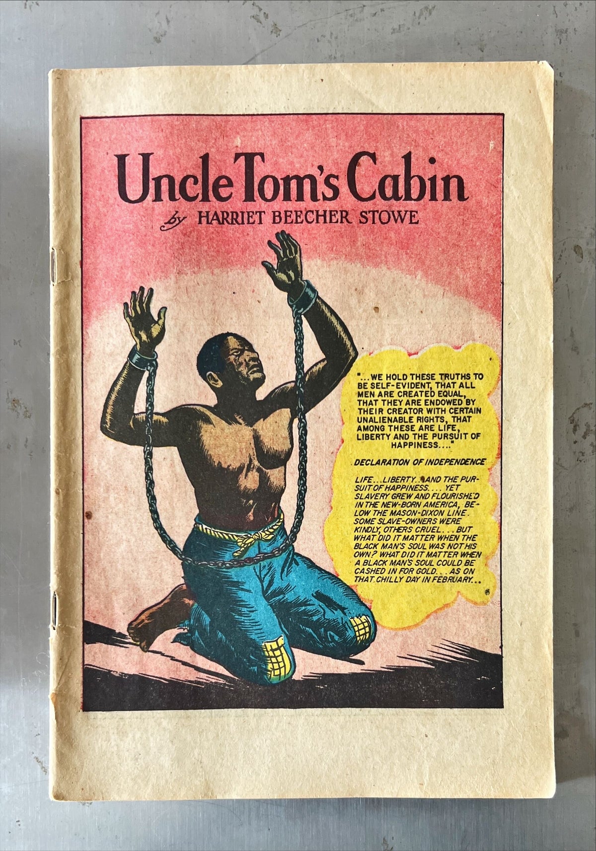 Comic, Collectibles, Harriet Beecher Stowe, Uncle Tom’s Cabin (Comics Illustrated), Front view