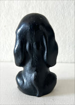 Craft work, Carving, Material: Coal, Unknown Artist, Back view