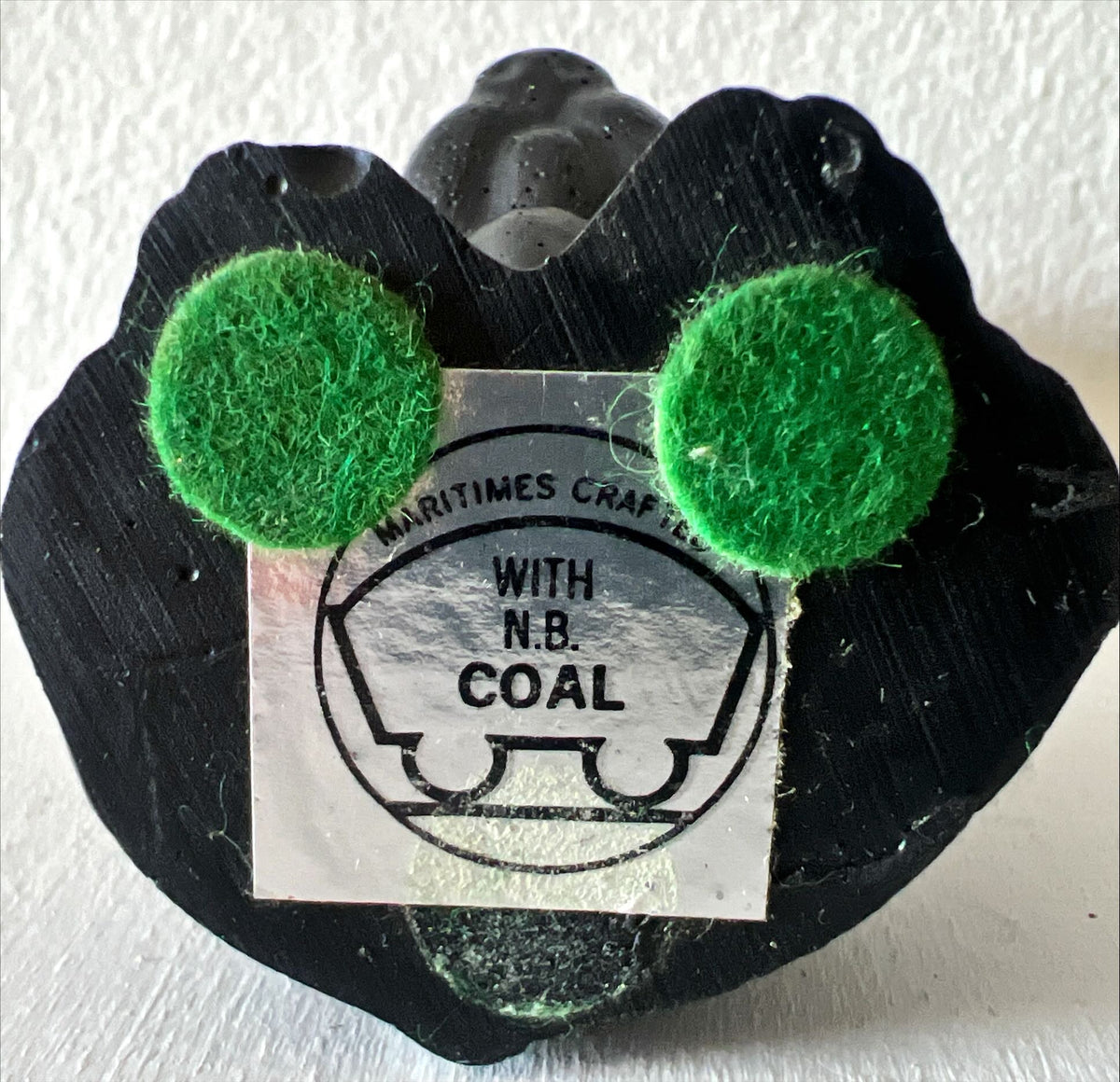 Craft work, Carving, Material: Coal, Unknown Artist, Bottom view