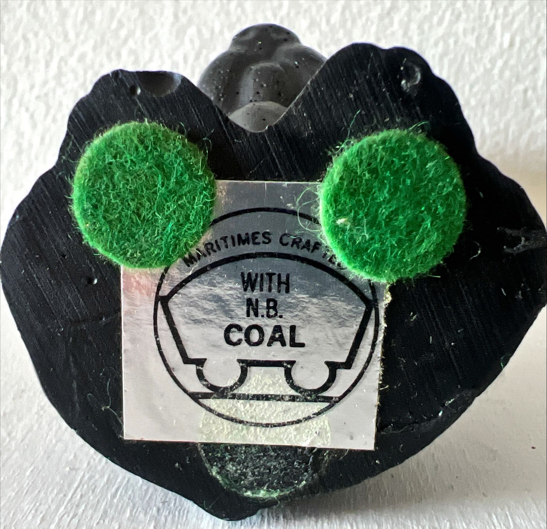 Craft work, Carving, Material: Coal, Unknown Artist, Bottom view