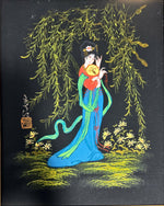 Mixed Media painting, Figures Unknown Artist, Art view