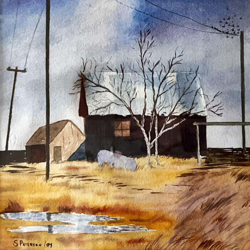 Watercolour painting, Landscape Shirley Patterson, Cover view