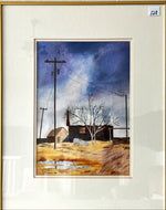 Watercolour painting, Landscape Shirley Patterson, Front view