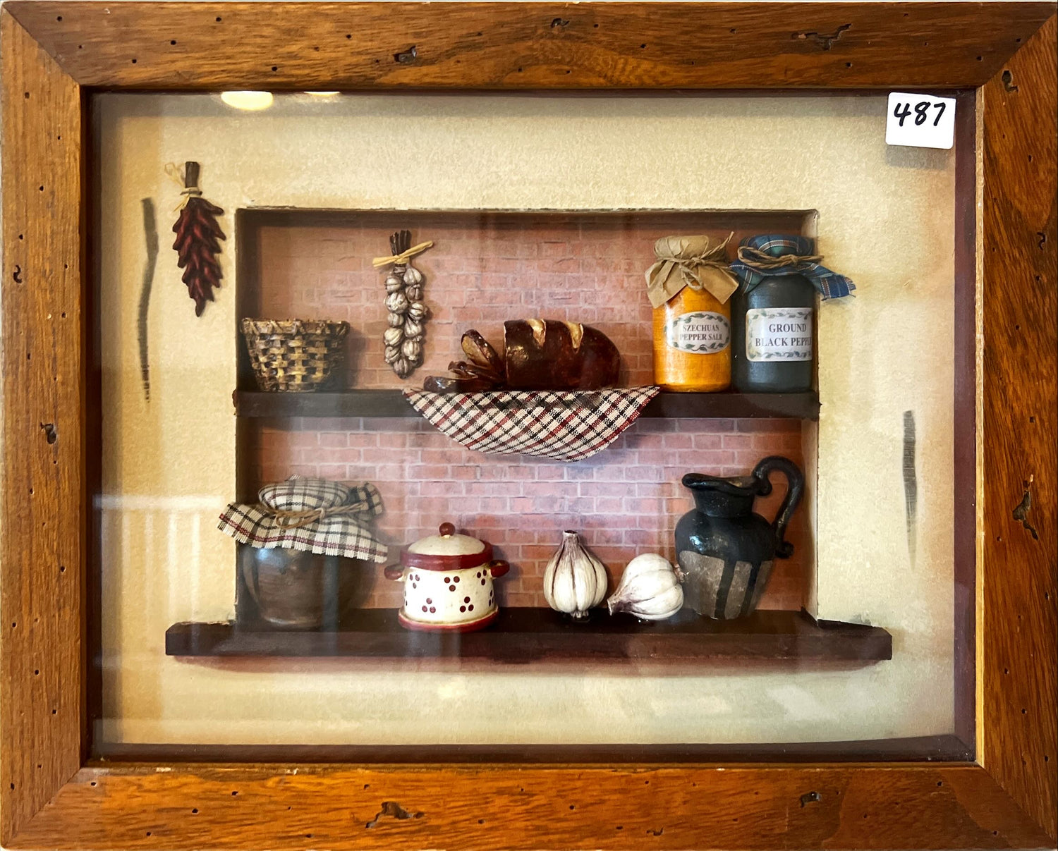Home, Wall Decor, Country Shelves, Front view