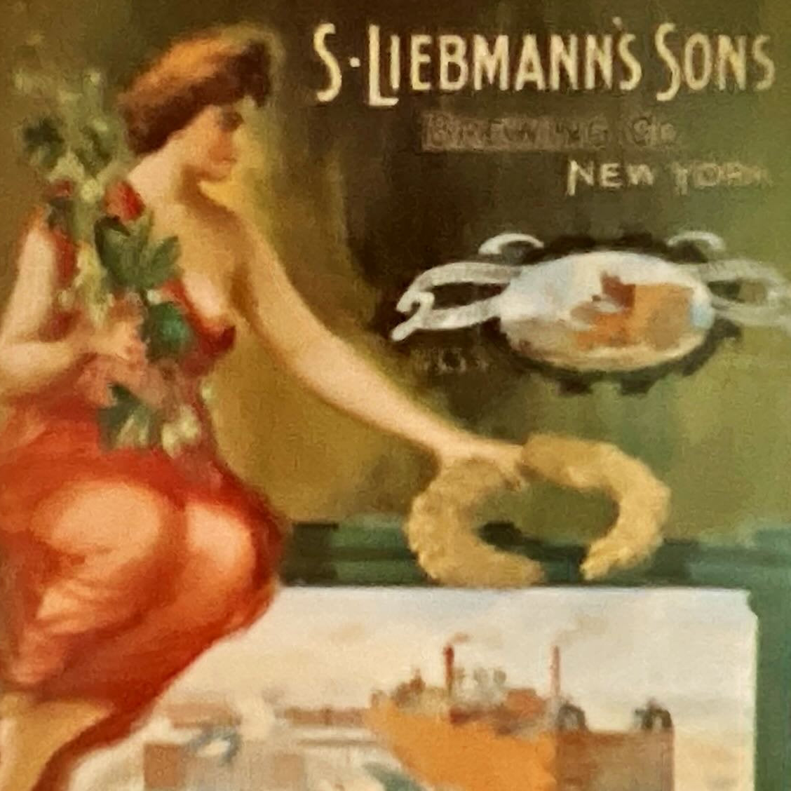 print, Advertisement S. Liebermann’s Sons Brewing Co., Cover view