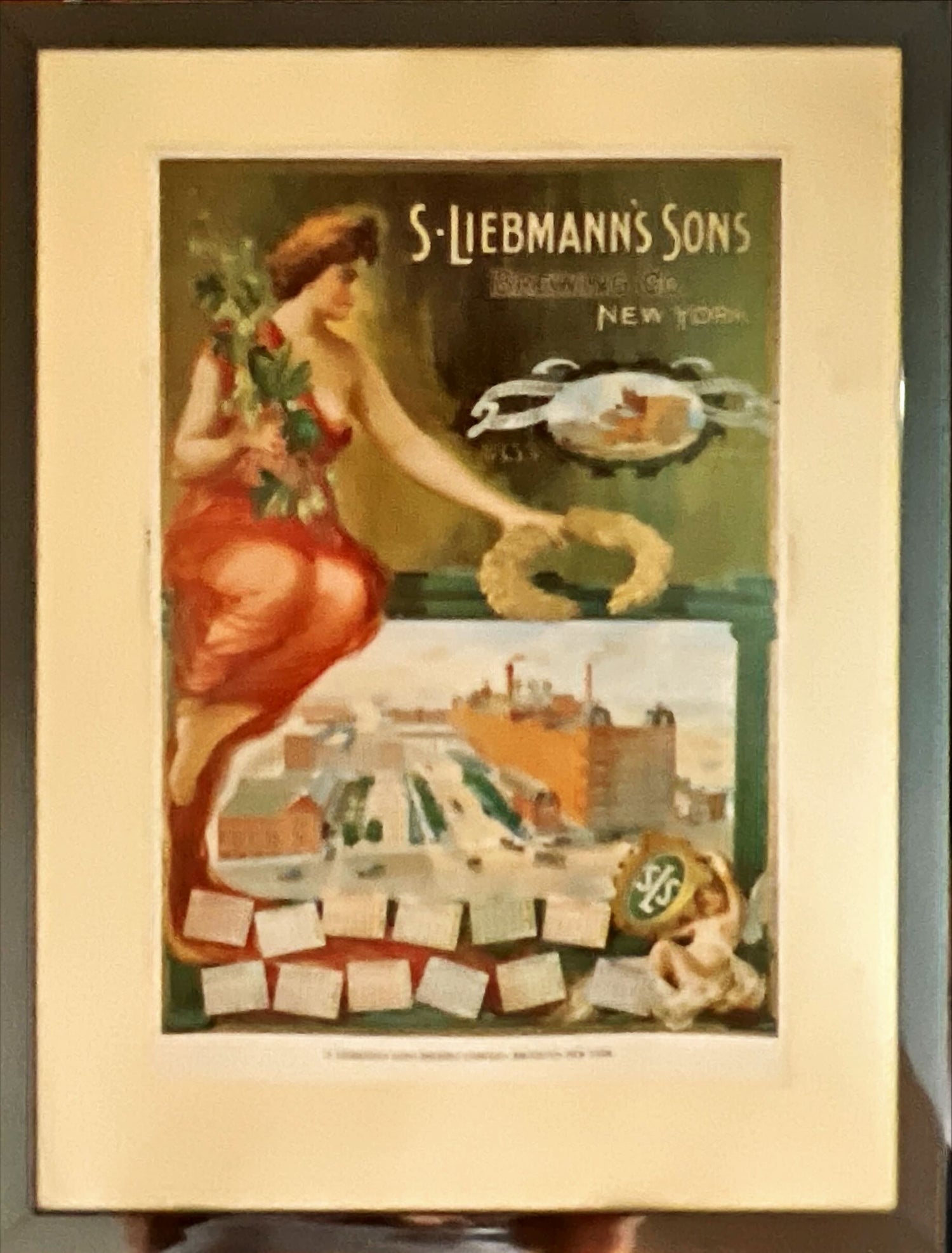 Print, Advertisement, S. Liebermann’s Sons Brewing Co., Front view