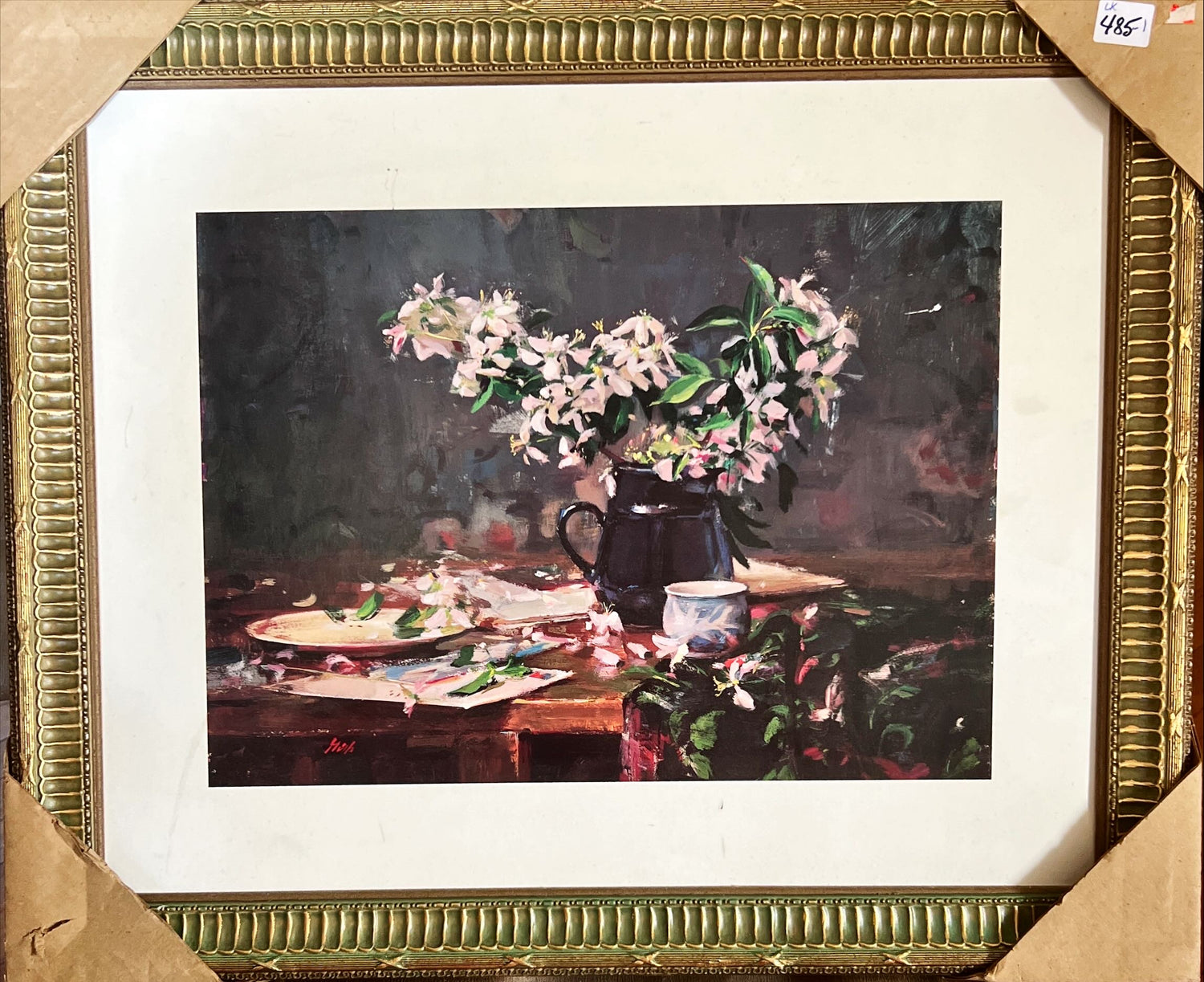Print, Floral, Unknown Artist, Front view