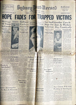 Newspaper, History, News, The Halifax Herald, The Halifax Herald, Second Edition, Wednesday, April 15, 1936, Front view