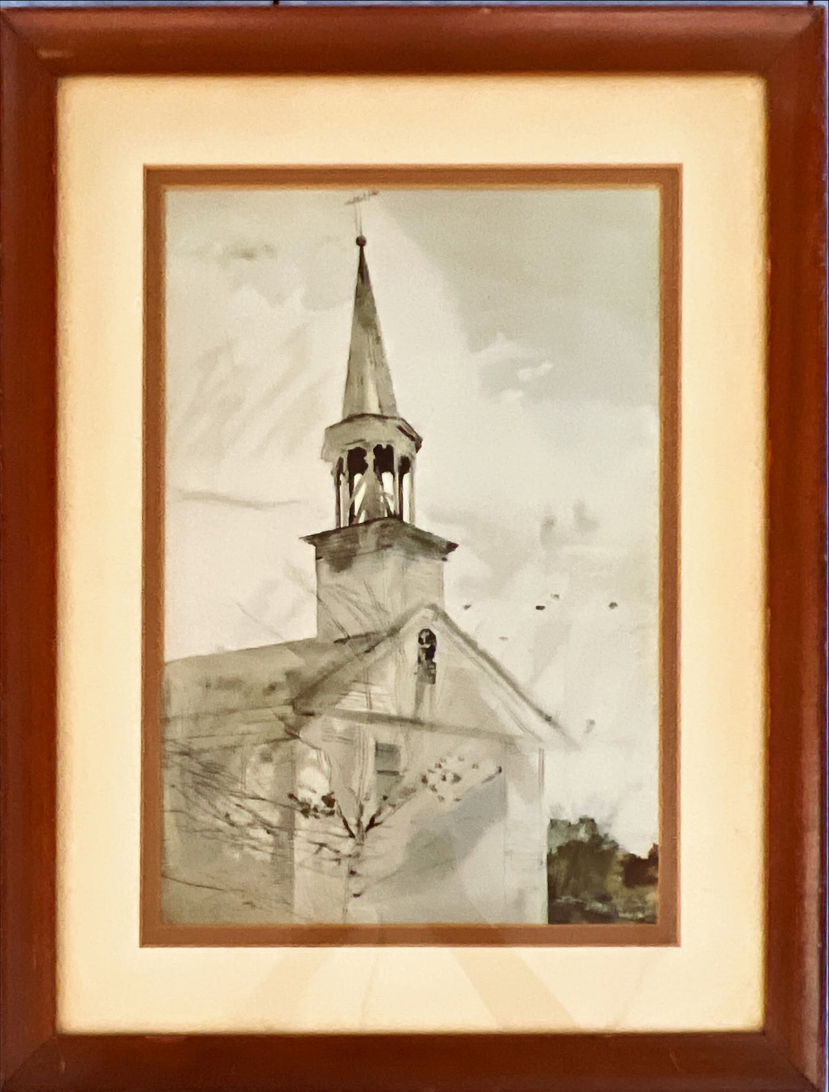 Print, Architecture, Buildings, Andrew Wyeth, Front view