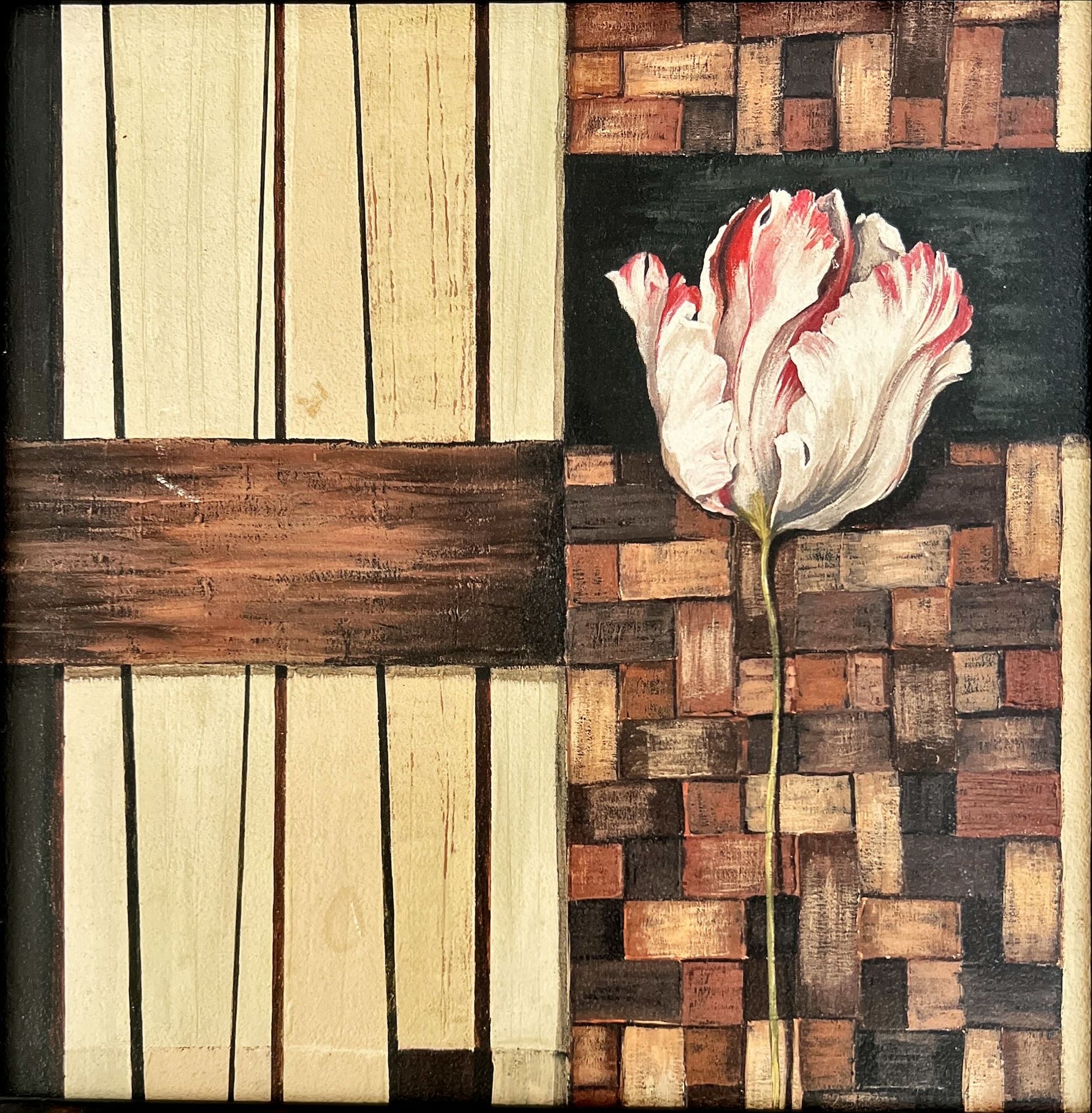 Print, Floral, Unknown Artist, Art view