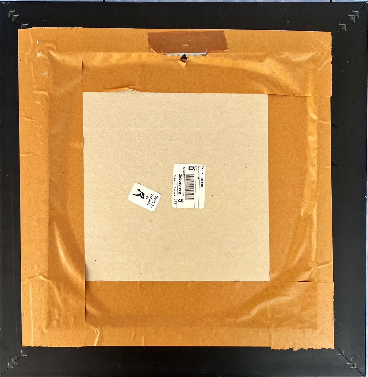 Print, Floral, Unknown Artist, Back view