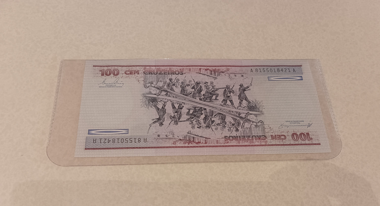Currency, Banknote, Brazil, Back view