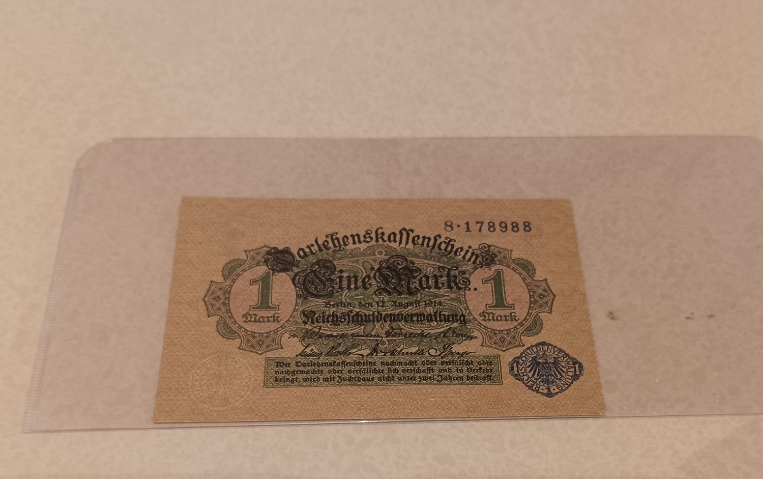 Currency, Banknote, Germany, Back view