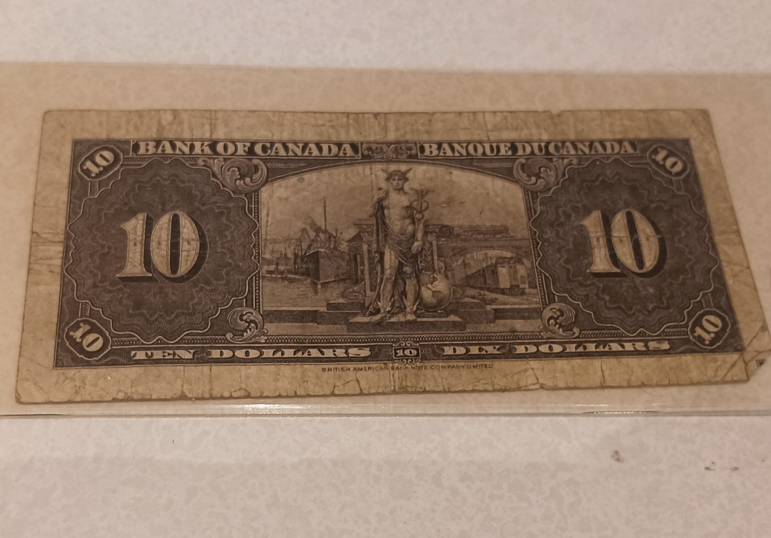 Currency, Banknote, Canada, Back view