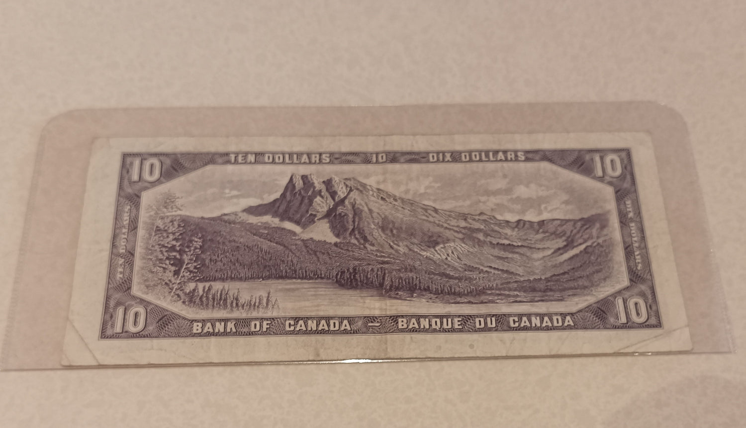 Currency, Banknote, Canada, Back view